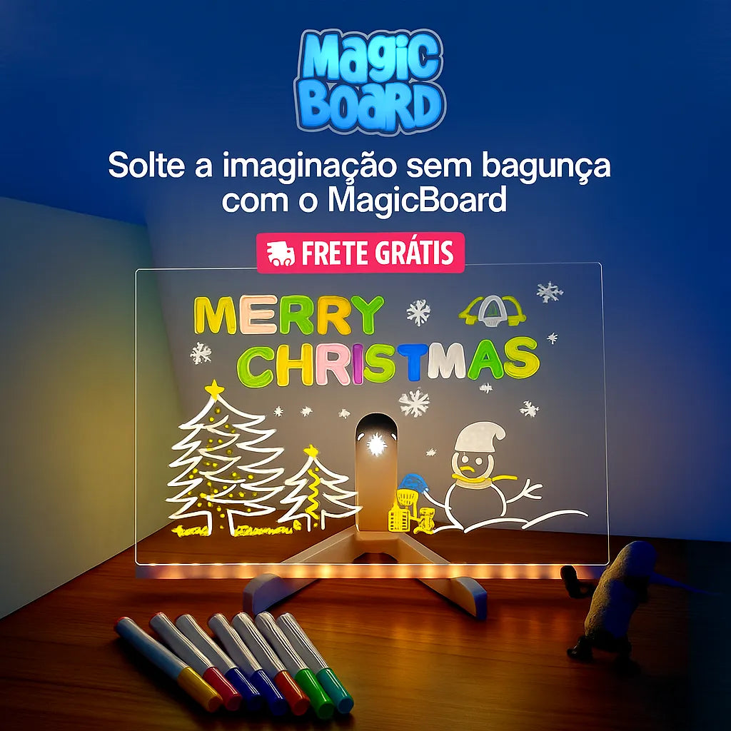 MagicBoard - Quadro de Desenho LED Brilhante