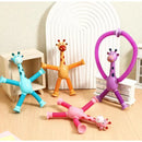 Kit 4 Girafas Divertidas com ventosa