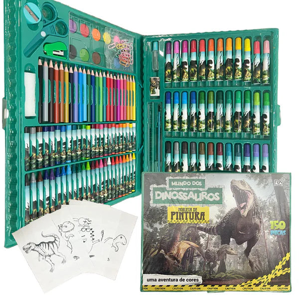 Kit Estojo de Pintura Infantil 150 Peças